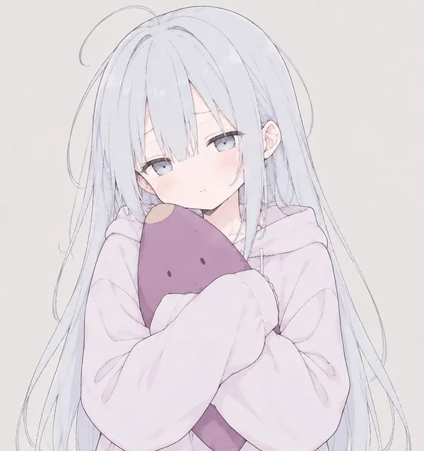 さつまいもの ぬいぐるみを だいた ごまいもちゃん